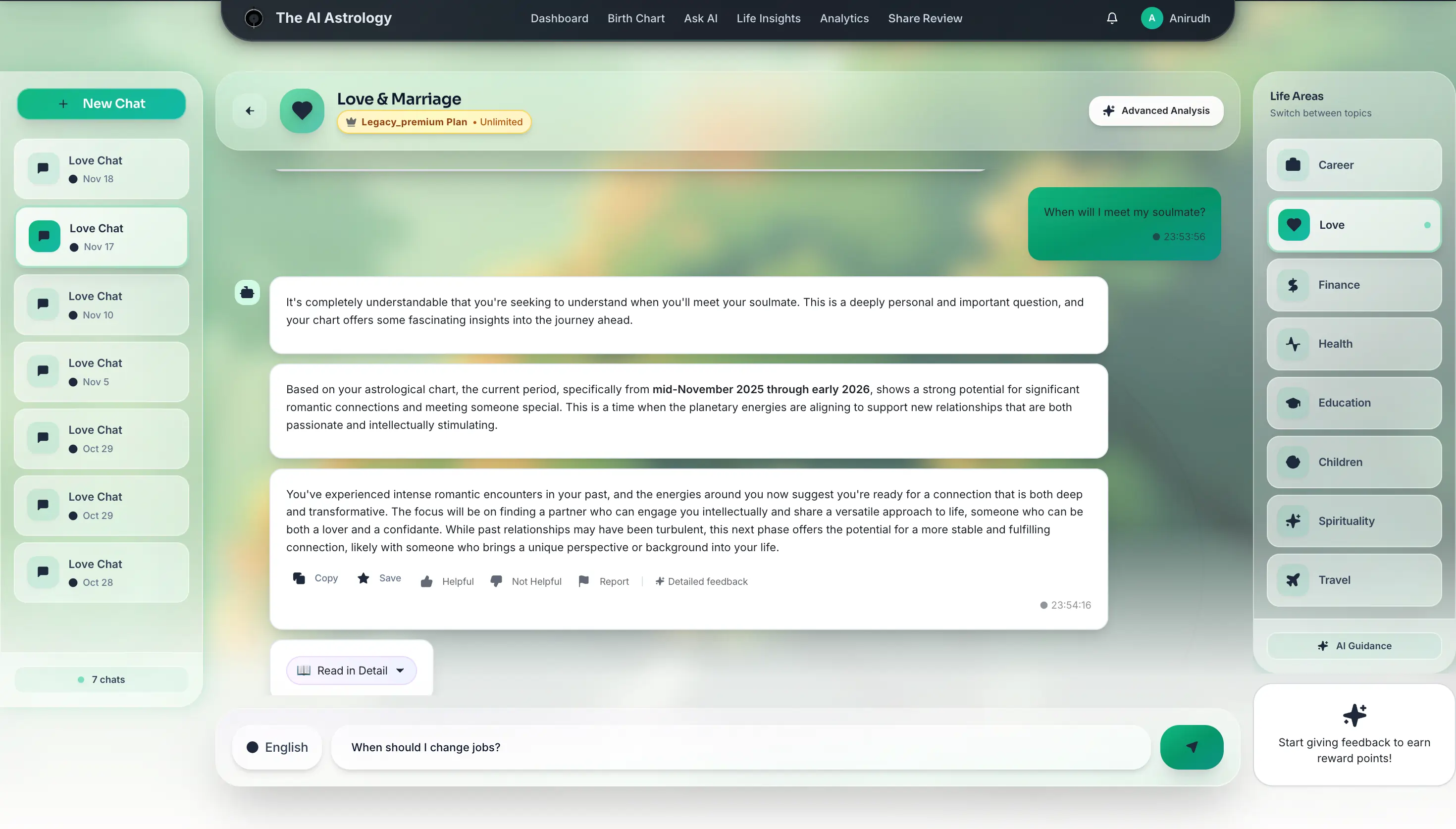 AI-Powered Cosmic Chat